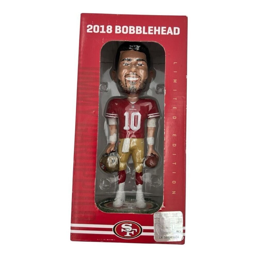 NWT Jimmy Garoppolo Football-NFL 2018 Bobblehead San Francisco 49ers